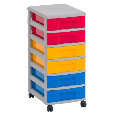 Flexeo® Container-System mit 6 flachen Boxen