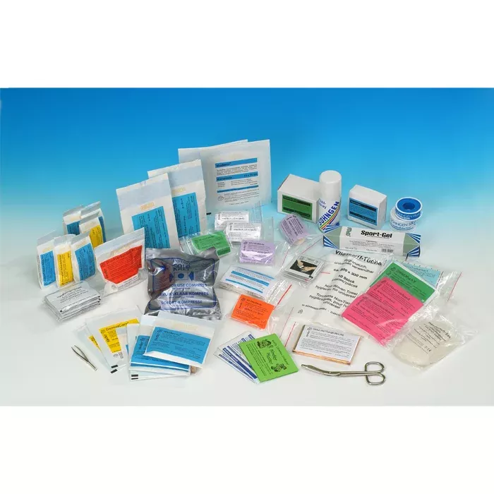first-aid, medizinische-vorrat, verband, schere, sterile-pakete