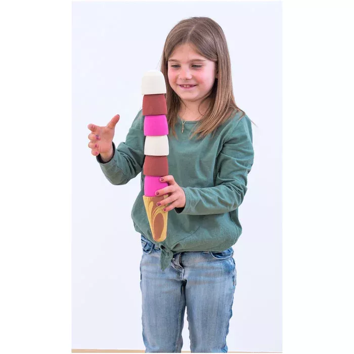 Knete, Knetturm, Spielzeug, Stapelspiel, Kinderspielzeug
