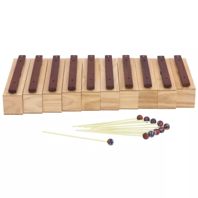 xylophon, houten staven, malletset, muziekinstrument, perkussie