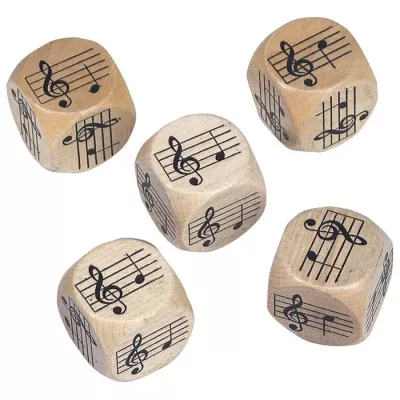 Holzwürfel, Notenblatt, Musikinstrument, Notenschrift, Würfelset
