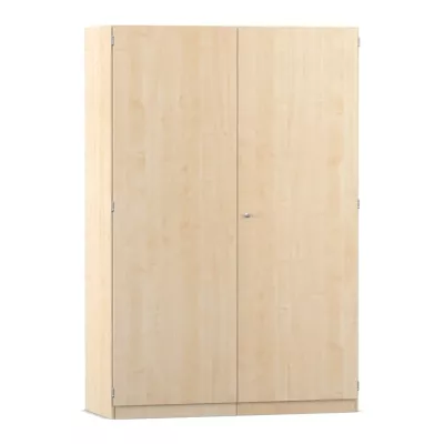Kleiderschrank, Holzoptik, Zweiflügeltüren, Schrankoberfläche, Schrankboden