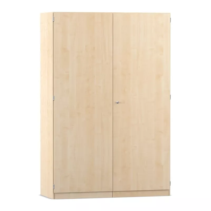 Kleiderschrank, Holzoptik, Zweiflügeltüren, Schrankoberfläche, Schrankboden