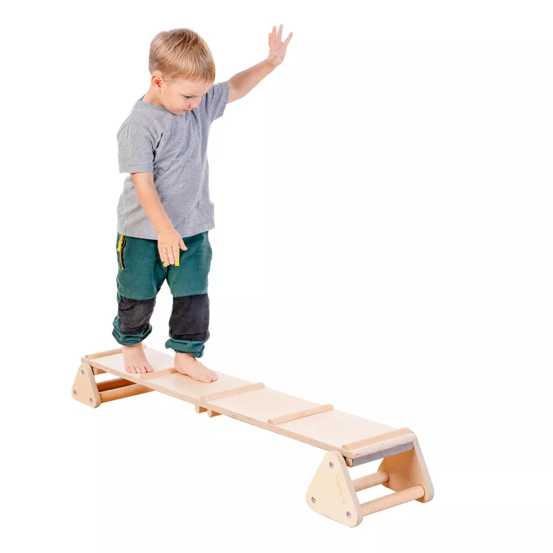 Kinderleiter, Holz, Balancebrett, Spielgerät, Training