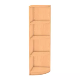 Abschlussregal rund - Höhe: 143,9 cm