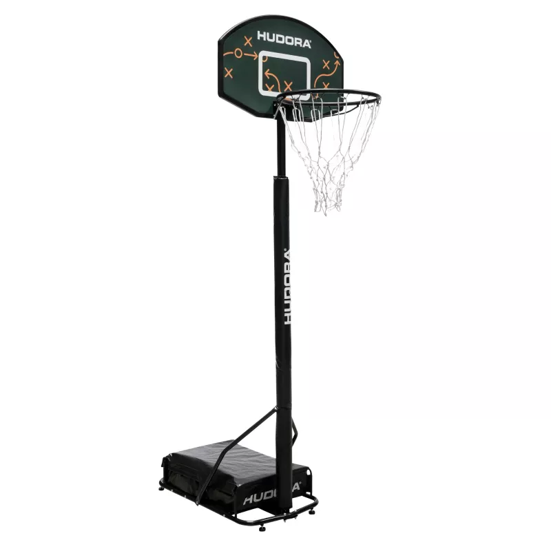 Basketballkorb, portabler Reifen, verstellbare Höhe, Basis mit Rädern, vernetzter Ring