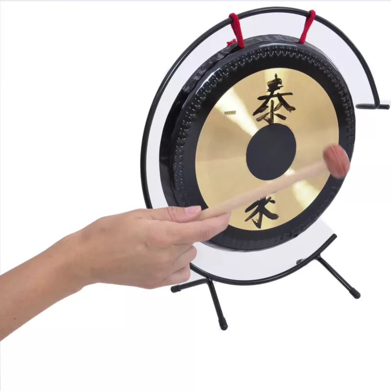 Gong, Gonghalter, Schlagglocke, Messinggong, Musikinstrument