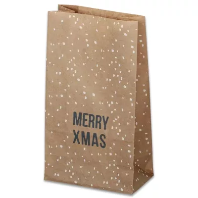 Papiertragetasche, Maltasche, Korktasche?, Weihnachtsdesign, MERRY XMAS