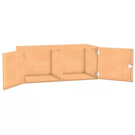 Aufsatzschrank mit Mittelwand, 41,1 x 126,4 cm
