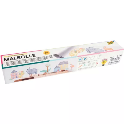 Malrolle, Malrolle, Farbrolle, Papierrolle, Anleitungsset