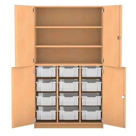 Halbtürenschrank - 4 Türen