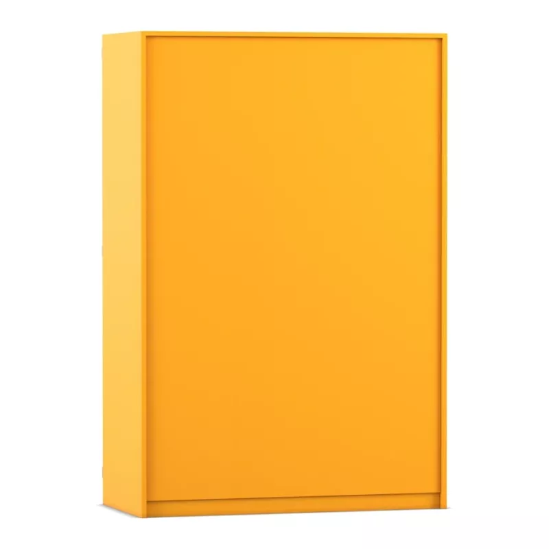 orange box, rechteckige box, aufbewahrungsbox, kartonbox, leere innenseite