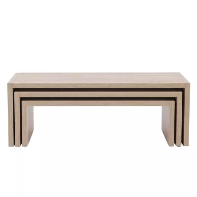 holz, tische, tischset, konsole, nesting-tisch
