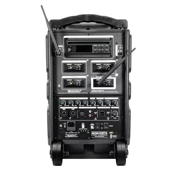 PA-System, tragbares Lautsprechersystem, Sound-Mischer, Mehrkanal, Racksystem