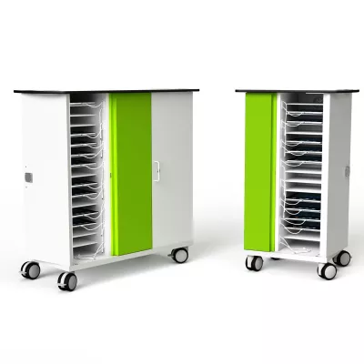 Mobilitytrolley, Schuhregal, grünes Paneel, Schrank mit Rollen, Drahtregale