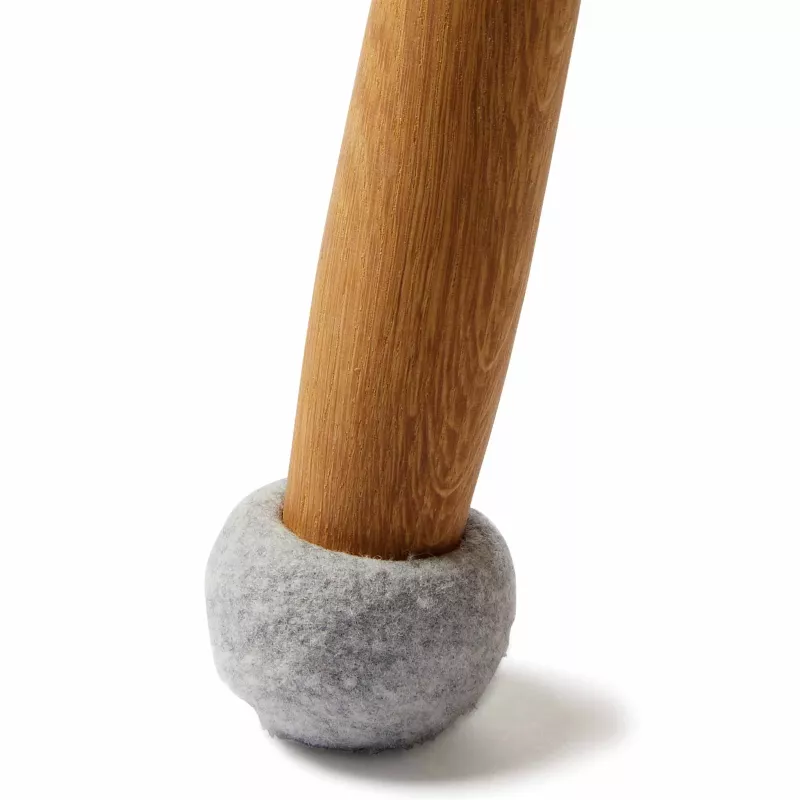 Holzstab, Holzgriff, Gummikopf, Steinbasis, Hammerstiel