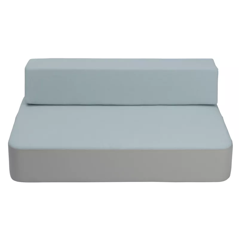 Sofa bed, Couch, Himmelblau, Grau_Grundfläche, Gewebt