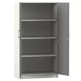 FLEXEO® Office – Drehtüren-Schrank mit 4 Fächern H: 150,5 cm