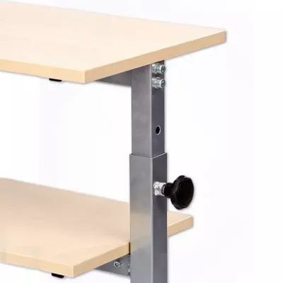 schreibtisch, werkbank, beine, verstellbare konstruktion, holzplatten