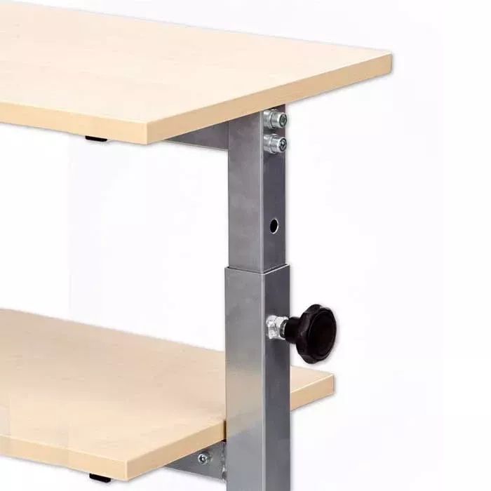 schreibtisch, werkbank, beine, verstellbare konstruktion, holzplatten