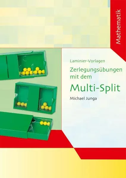 Mathematik, Laminier-Vorlagen, Multi-Split, Schachtel, Gelb, Grün