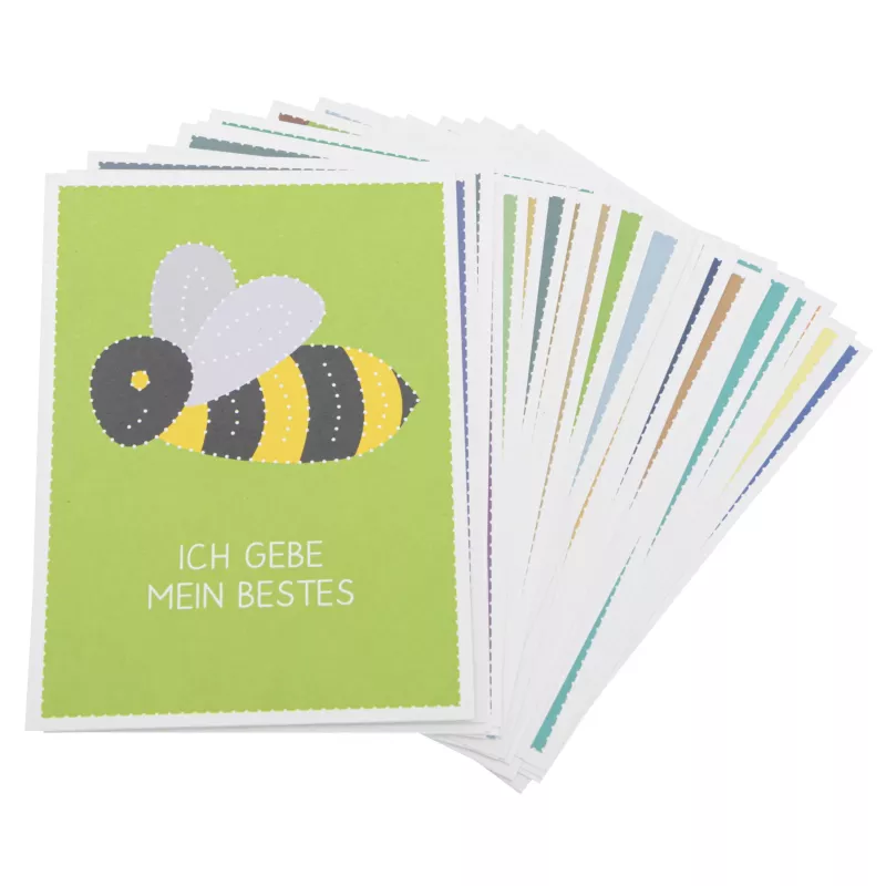 Postkarten, Grußkarte, Biene, Wandkarte, Grüße