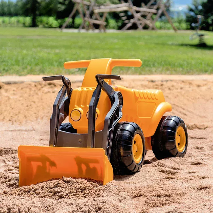 Spielzeugbagger, Sandkasten, Kreuzwagen, Gelb, Spielzeugfahrzeug