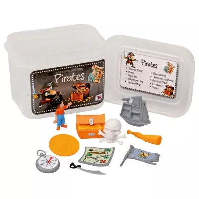 Pirates, Toy set, Mini figures, Treasure chest, Map