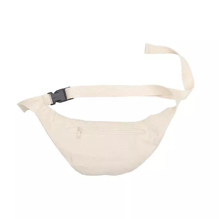 Hüfttasche, Gürteltasche, Nylon, Reißverschluss, Beige