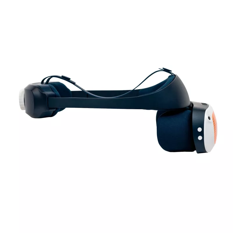 Schwimmbrille, Schweissband, Gehäuse, Kopfband, orange Akzent