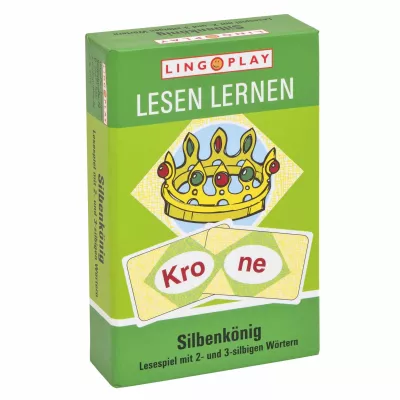 Lesespiel, Silbenkönig, König, Buchstabenspiel, Wörterspiel