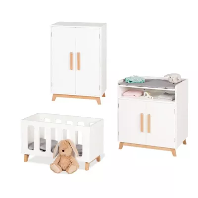 Kinderzimmer, Baby Möbel, Weißer Schrank, Wickelkommode, Kleiderschrank