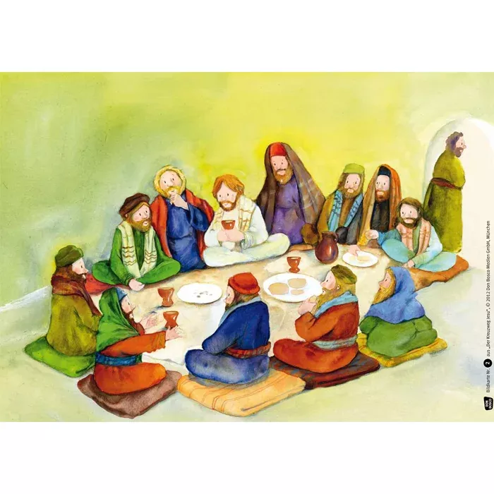 Jahresabend, Kreis Tisch, Jesus Abendmahl, Mahlzeit, Jünger