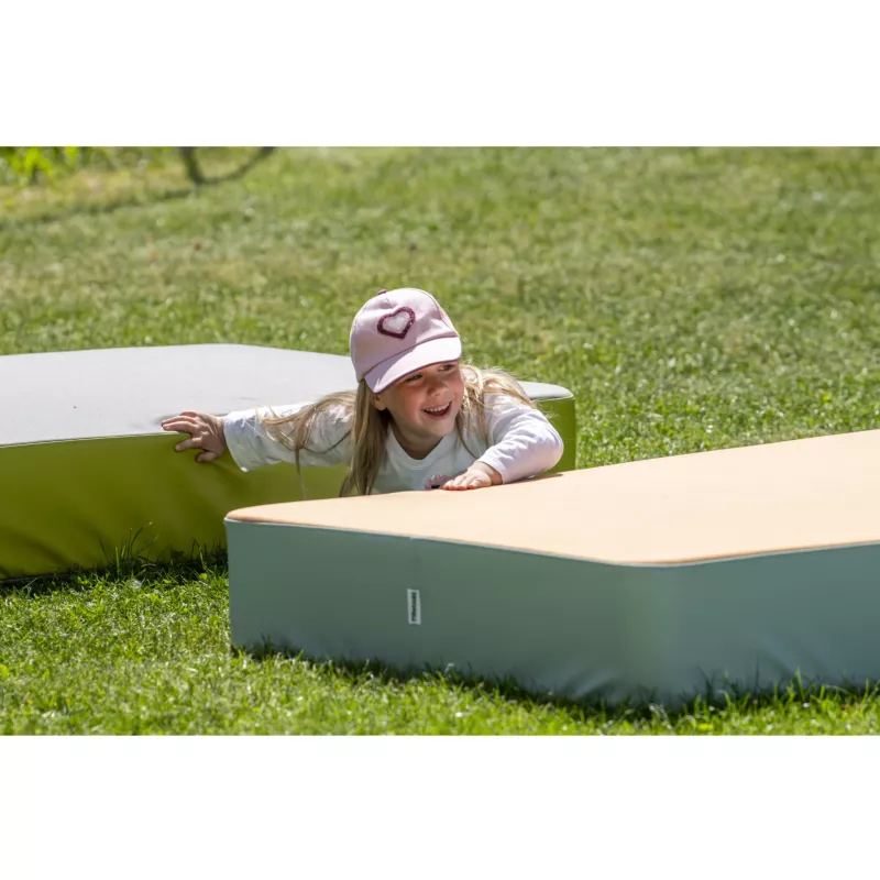 Kinder, Hüpfmatte, Paddings, Mats, Spielplatz