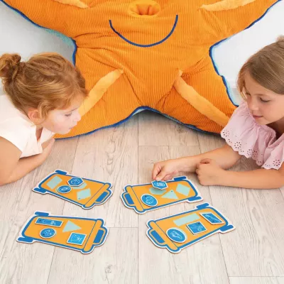 Kinderkarten, Lernspiel, Papierkarten, Puzzlespiel, Würfelkarten