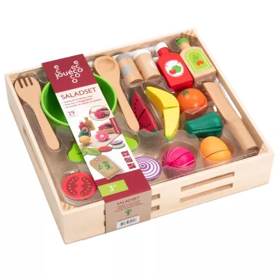 Holzspielzeug, Küchenspiel, Snackspielzeug, Gemüse, Obst