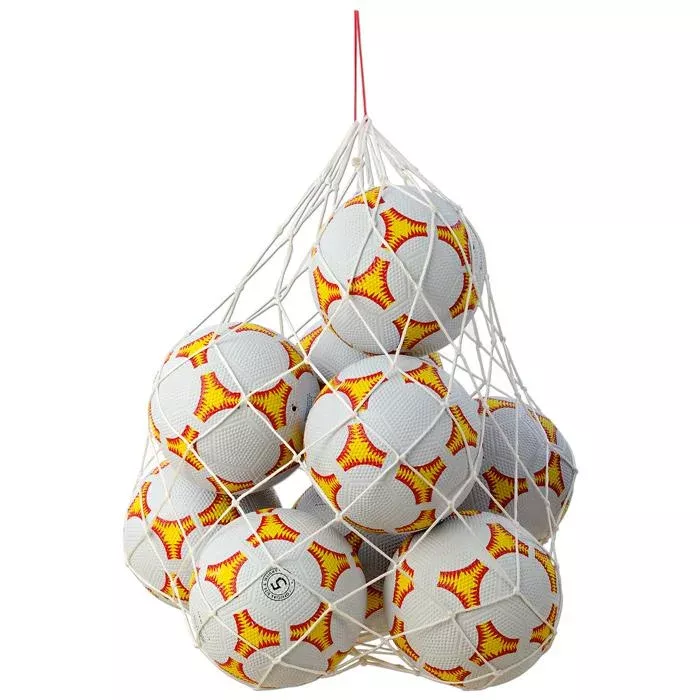 Soccerball, Fußballball, Netzbeutel, weiße Ball, Mehrspieler-Set