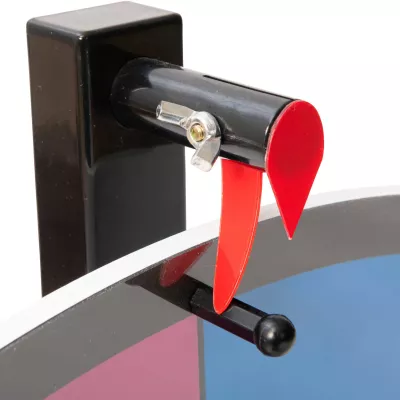 Dartpfeil, Rote Palette Drehknopf, Aufhänger, Metallanschluss, Wandhalterung