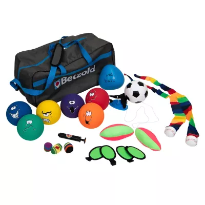 Turnbeutel, Gummibälle, Fußball, Schul-/Sportset, Sportausrüstung