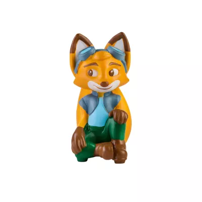 Figurine, Fuchs, Orange, Schutzbrille, Bunt