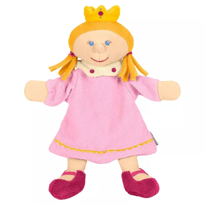 Plüschfigur, Puppe, Königin, Kinderplüschtier, Rosa Kleid