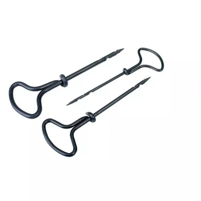 Trizepsstange, Fitness-Resistenz, Fitnesszubehör, Verstellbare Schrauben, Schwarzes Metall