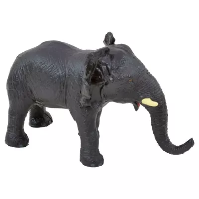 Elefant, Spielzeug, Gummi, Dunkelgrau, Achtungweiterbildung