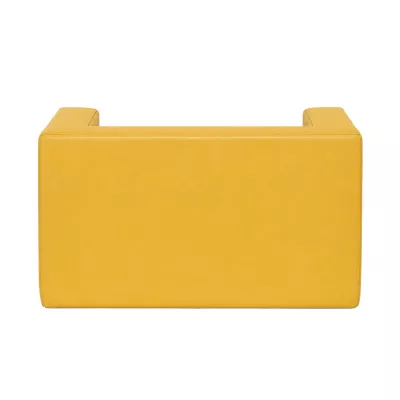 gelb, Clutch, Kunstleder, minimalistisch, Rechteckig