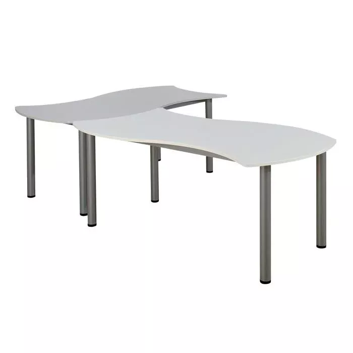 tisch, kantentisch, metallbeine, weißer tisch, mehrzwecktisch