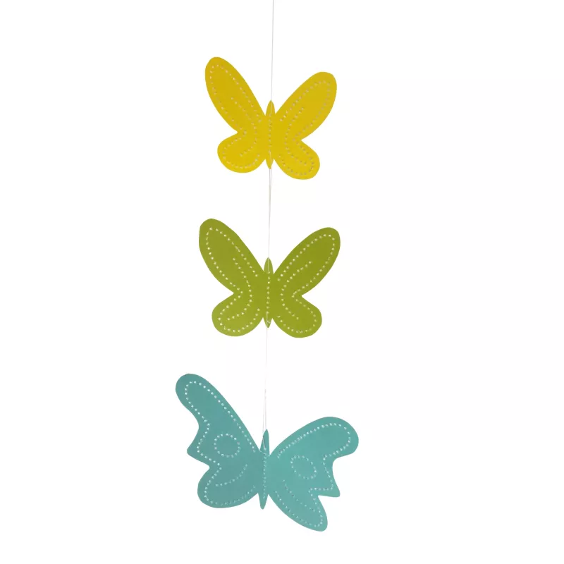 Schmetterling, Girlande, Wanddeko, bunt, Papier