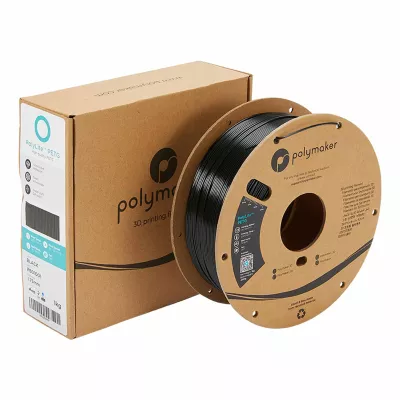 3D-Druck-Filament, PETG, schwarzes Filament, Spule, Kartonverpackung