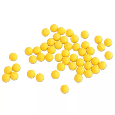 gelbe kugeln, gelbe tablette, farbige perlen, runde form, pille gelb