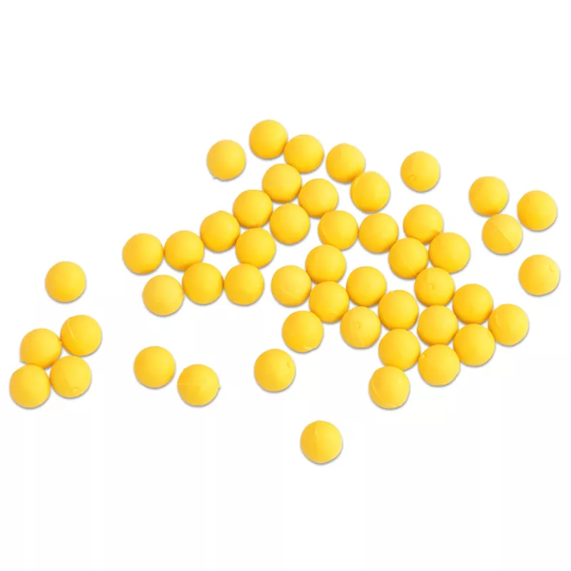 gelbe kugeln, gelbe tablette, farbige perlen, runde form, pille gelb