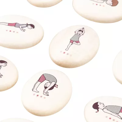 yoga steine, pebble kunst, meditationssteine, stein dekoration, beruhigende steine